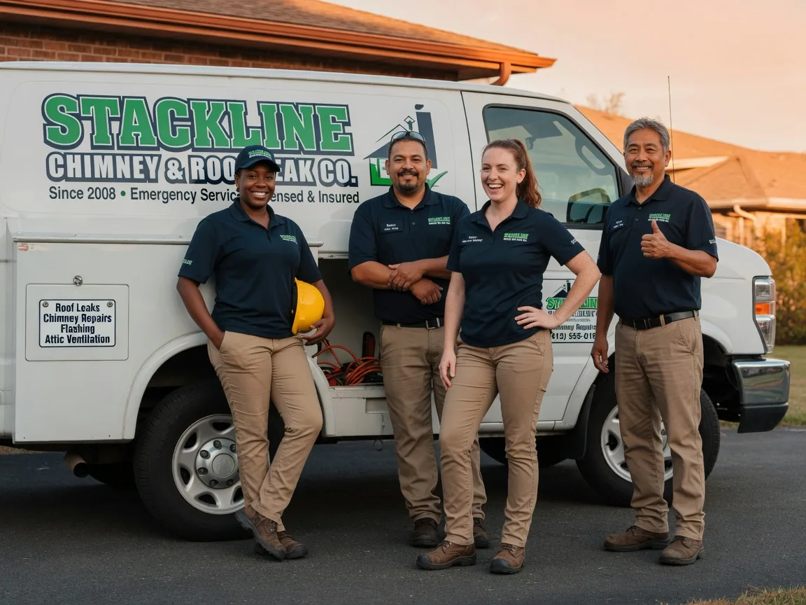 Chimney flashing repair company in Avoca, TX